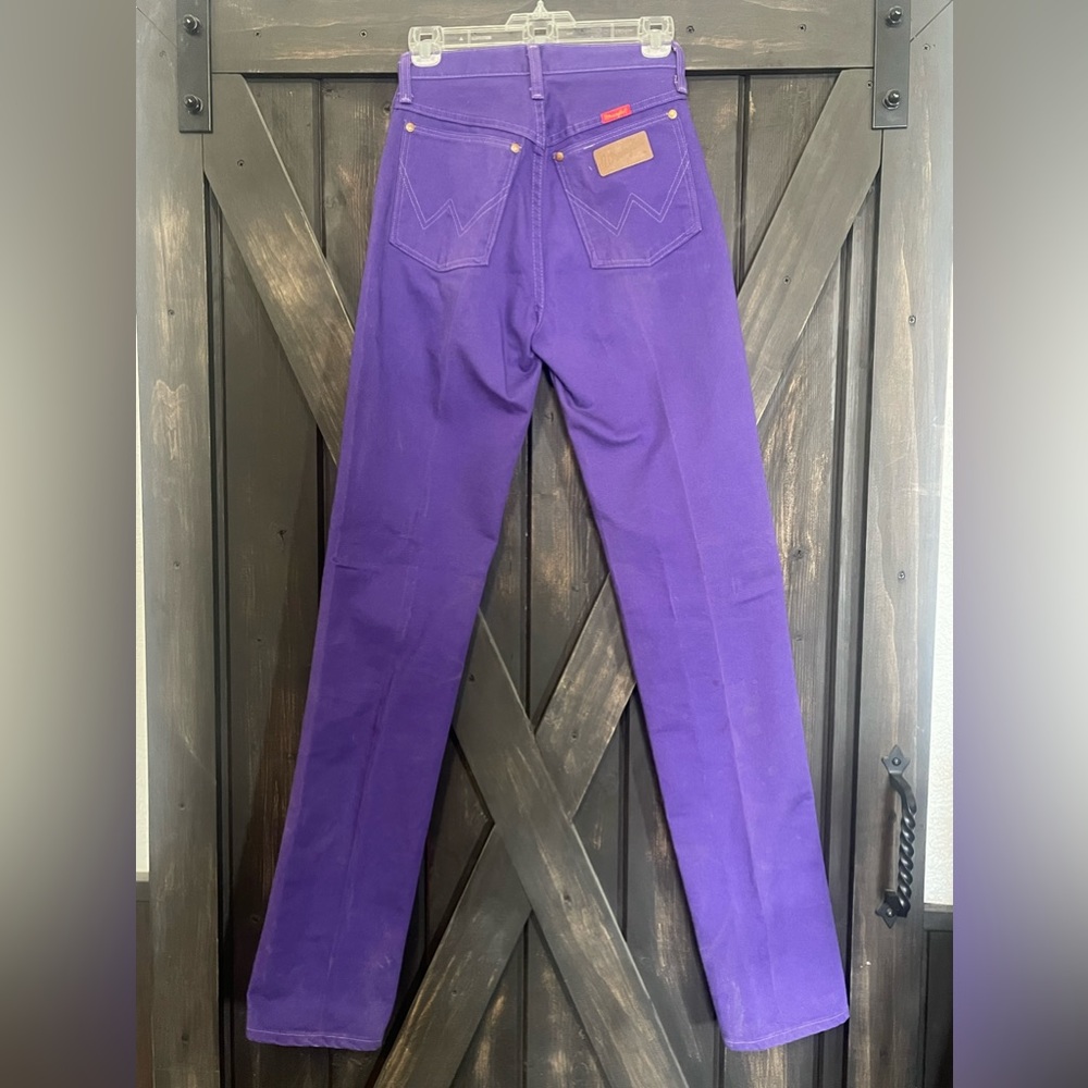 Purple Wrangler Jeans